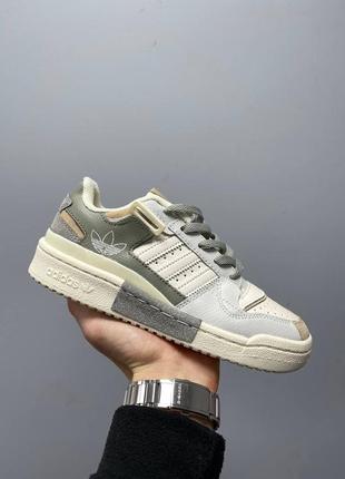 Кросівки adidas forum exhibit low beige grey