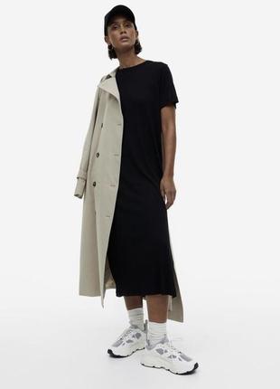 Платье футболка,длинное