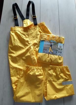 Нові. полукомбінезон / дощовик alive німеччина, на підкладці, 146-152см