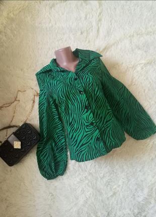 Рубашка женская зеленая1 фото