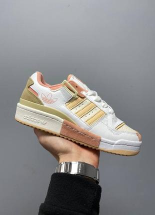 Кросівки adidas forum exhibit low white orange