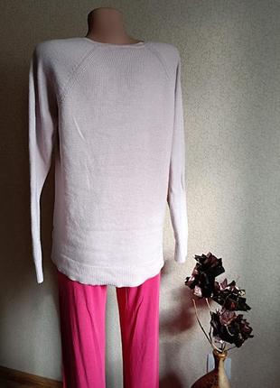 Женский светлый свитер джемпер с шерстью 46-482 фото