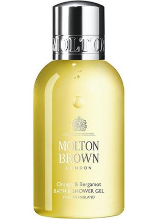 Molton brown orange & bergamot bath & shower gel - гель для ванни та душу «апельсин та бергамот»