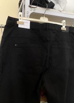 Уровни прямые джинсы черные базовые большой размер only8 фото
