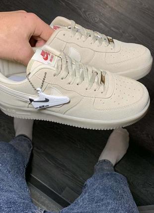 Кросівки чоловічі nike pumice air force (бежевий)