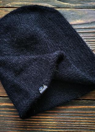 Шапка біні з ангори7 фото