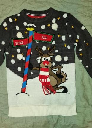 Новорічний, різдвяний светр.