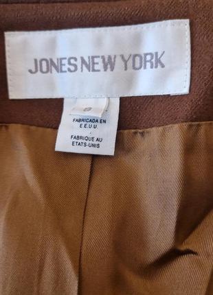 Jones new york! удлиненный жакет 100% шерсть.7 фото