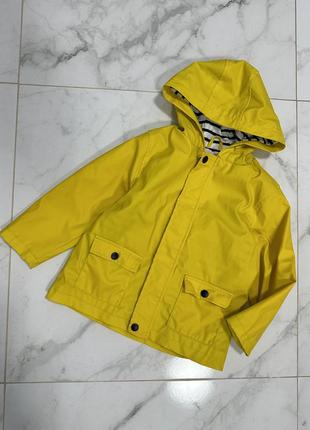 Стильный дождевик, куртка дождевик, желтый дождевик