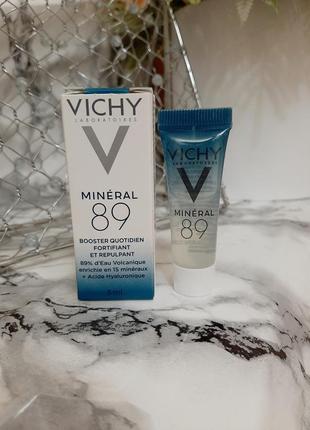 Зволожуючий гель-бустер vichy mineral 89, сиворотка, як крем