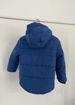 Детская теплая куртка на флисе 1-2 года / 86 см2 фото