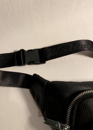 Мужская сумка на пояс из натуральной кожи, бананка кожаная украинская сумка слинг...