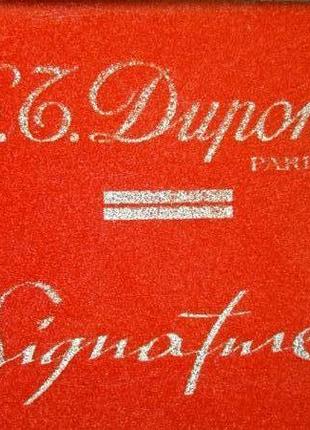 Парфюм s. t. dupont - signature pour femme (2000)50мл.остаток