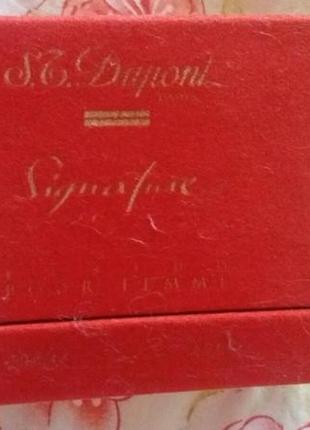 Парфум s. t. dupont - signature pour femme (2000)50мл.залишок