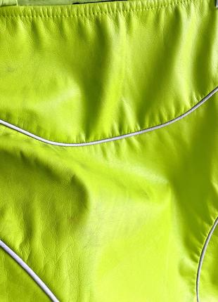 👽🛸неоновая женская юбка кислотного зеленого pretty little thing3 фото