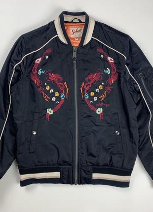 Schott nyc “airborne japan” flight bomber jacket wmns бомбер