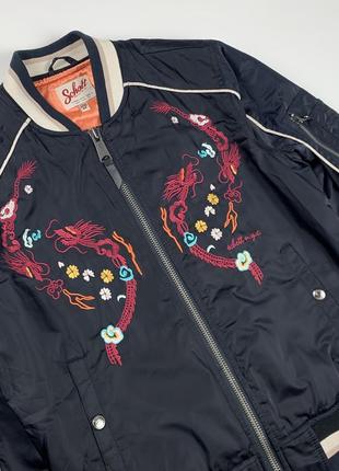 Schott nyc “airborne japan” flight bomber jacket wmns бомбер3 фото