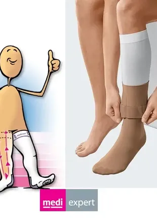 Компресійні гольфи mediven ulcer kit при трофічних виразках набір, р. 1, 3
