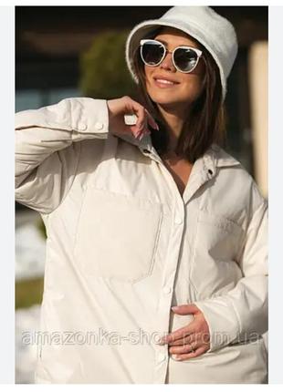 Пальто сорочка чоловічого крою.