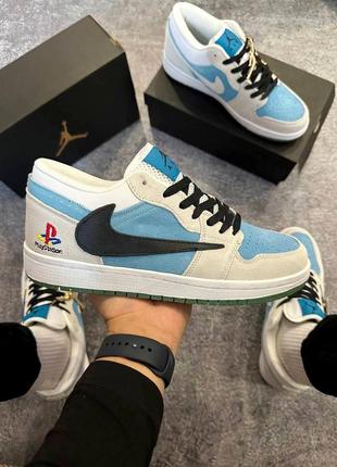 Шикарні стильні кросівки "nike air jordan x playstation"