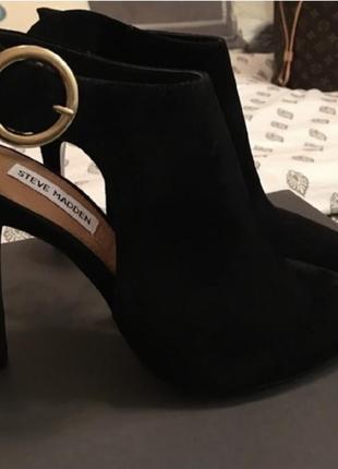 Туфли лодочки босоножки на каблуке steve madden7 фото