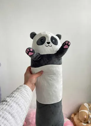 Хит продаж! мягкая игрушка "панда-батон" 65 см (черный)