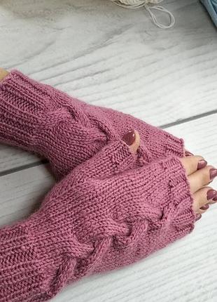 Митенки (перчатки без пальцев)