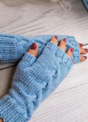 Митенки (перчатки без пальцев)