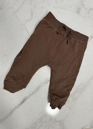 Стильные штанишки george, утепленные штанишки, коричневые штаны, штаны, спортивные штаны1 фото