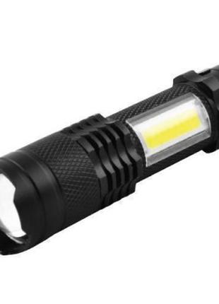 Тактичний кишеньковий ліхтар police 525/8468-хре+сов, потужний ручний ліхтарик, кишеньковий міні ліхтар1 фото