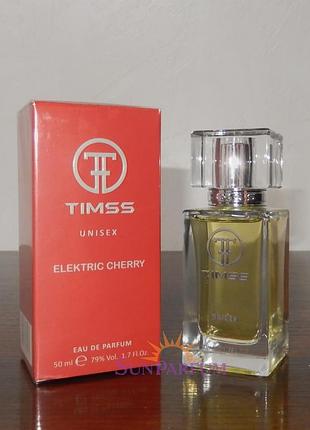 Духи timss u522, в стилі tom ford electric cherry 2023