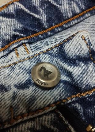 Женские джинсы arox с распорками и разрезами4 фото