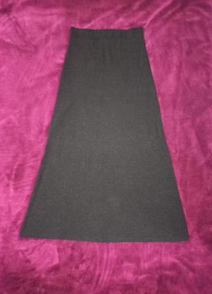 Юбка трикотажная макси