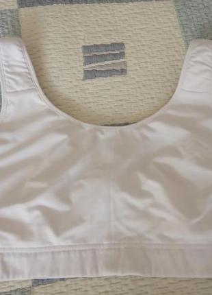 Поддерживающий бюст, для занятий спортом, широкие бретели, 80е, 75f