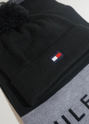 Набор шапка и шарф tommy hilfiger оригинал