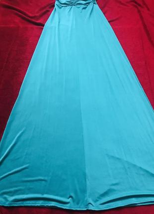 Шикарное платье на выпускной или корпоратив -бирюза5 фото