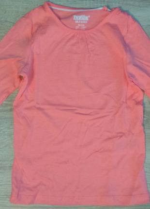 Реглан персиковый для девочки 2-4-6 лет lupilu