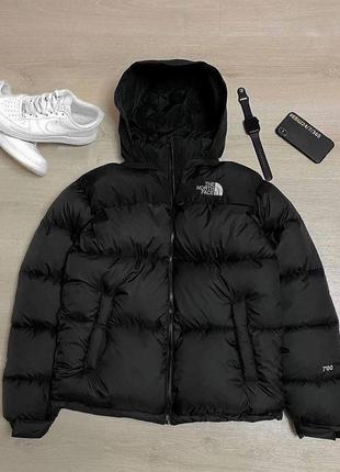 Розпродаж! зимова куртка the north face 700 1996 retro nuptse jacket black2 фото