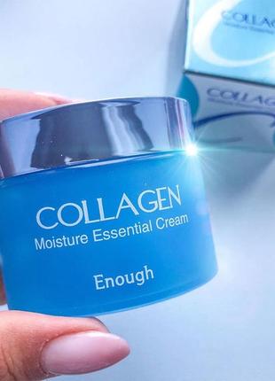 Увлажняющий крем с коллагеном enough collagen moisture essential cream5 фото