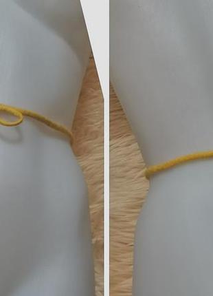 Пояс мотузка шерсть вінтаж пояс шнурок мотузка замість пояса вовняна пов'язка на руку5 фото