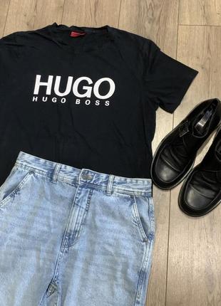 Классика неподвластная времени - кожаные туфли на пряжке hugo boss (италия) оригинал  hugo boss8 фото