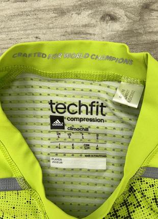Adidas techfit спортивная футболка для тренировок в зал компрессионная р. s5 фото