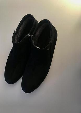 Ботинки зима натуральный мех нубук 45