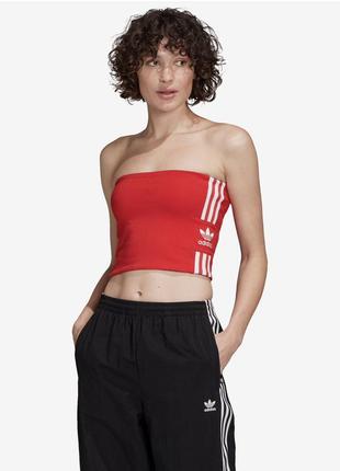 Майка из коллекции adidas originals красный топ спортивный