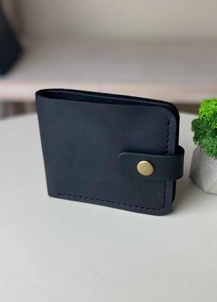 Чоловічий гаманець матова шкіра classic 2.0 mat black