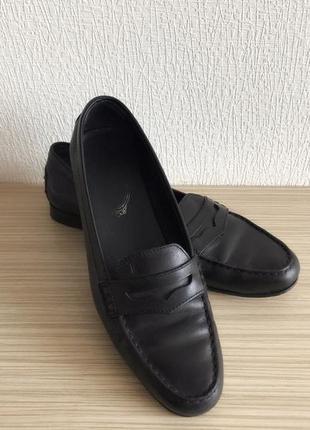 Кожаные женские лоуферы tods оригинал