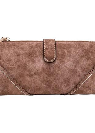 Модний жіночий гаманець, гаманець. коричневий