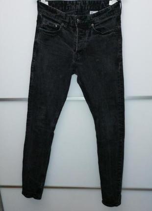 Джинсы серые, джинсы на пуговицы с высокой посадкой1 фото