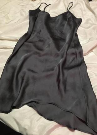 Платье в бельевом стиле комбинация пеньюар y2k ночнушка
