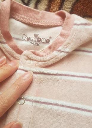 Теплый махровый бодик 2